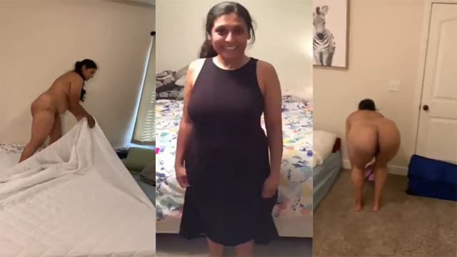 Desi Milf Nude Captured Giving Blowjob & Fucking Video