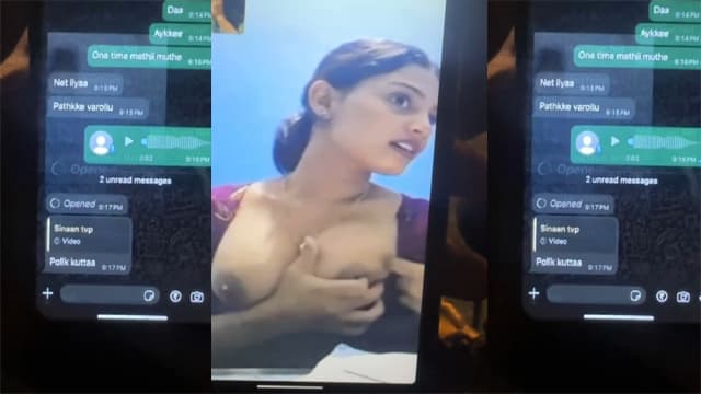 Tamil Girlfriend Showing Boobs Sex Mms Video