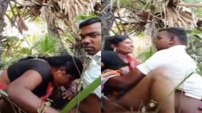 Tamil Nadu Aunty Outdoor Saree blowjob Sex