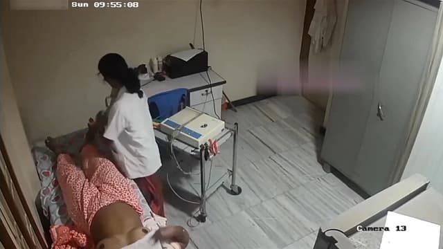 Tamil Aunty Big Boobs Nurse Cream Leg Spy Viral