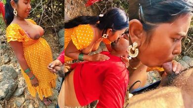 Young Tamil Bhabhi Nude & Blowjob Lover Ther Forest Videos